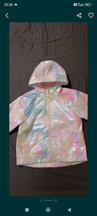 Ново красиво яке за момиче размер 110