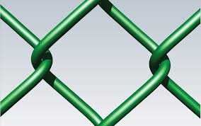 Plasa impletita verde PVC