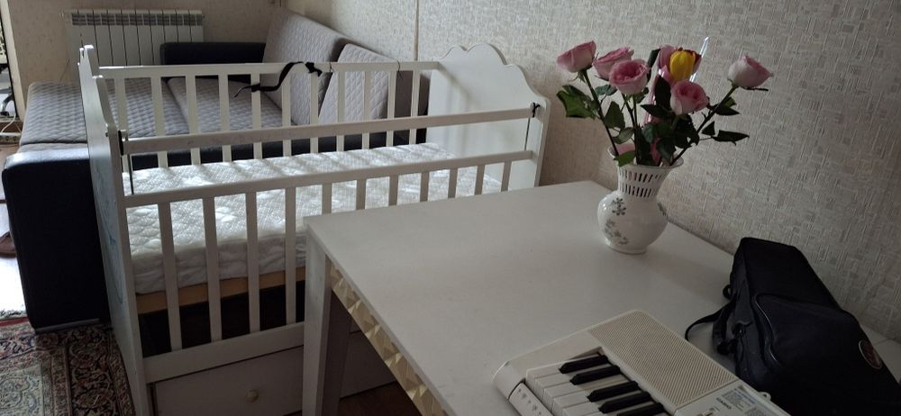 Детский манеж б/у в хорошем состоянии