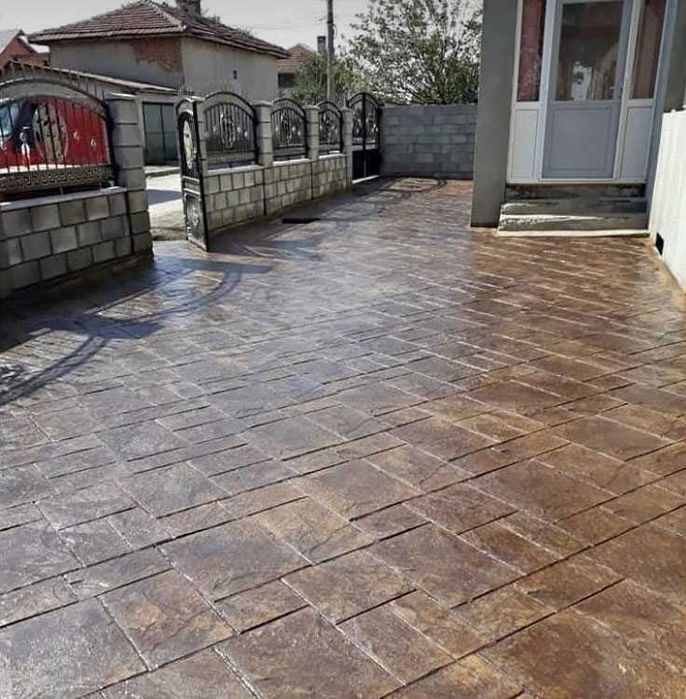 Щампован Бетон и Шлайфан Драскан Ресан Бетон - София Пловдив и Плевен