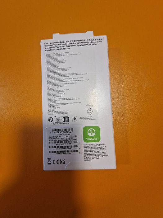 Huse  originale pentru Samsung 24 Clear Gadget Case,Smart View Wallet