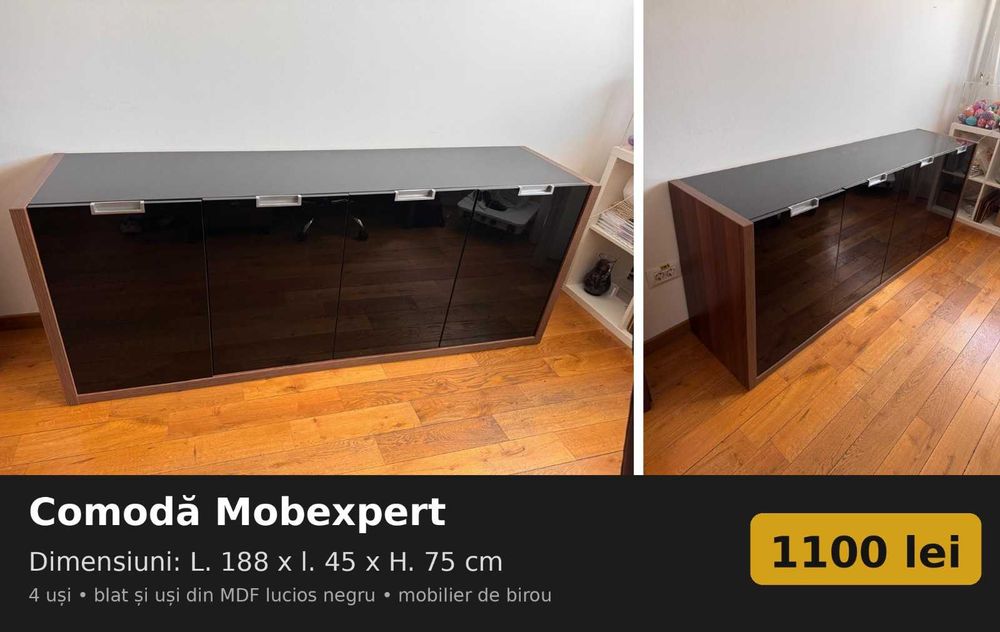 Ansamblu dulap MOBEXPERT - COMODA model CORE