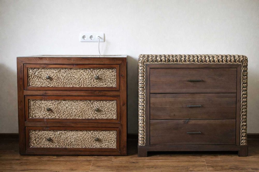 4 модела скринове от масивно дърво и ратан – внос от Индонезия