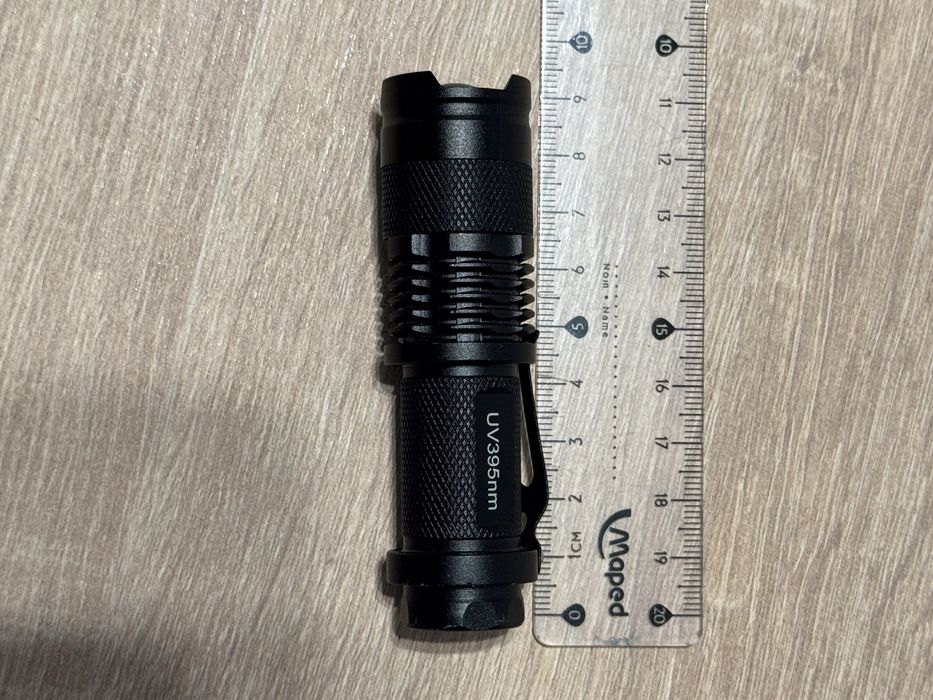 Lanterna UV, 395 nm, Negru