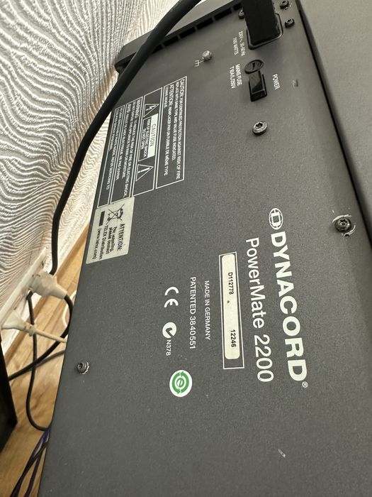 DYNACORD PoverMate 2200 Продается