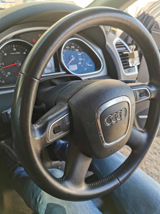 Volan Piele 4 Spite cu Comenzi FARA Airbag Audi Q7 4L 2007 - 2015 [K7144]