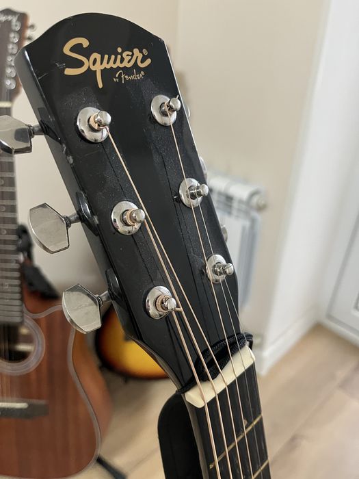 Гитара Squier SA-105CE черный