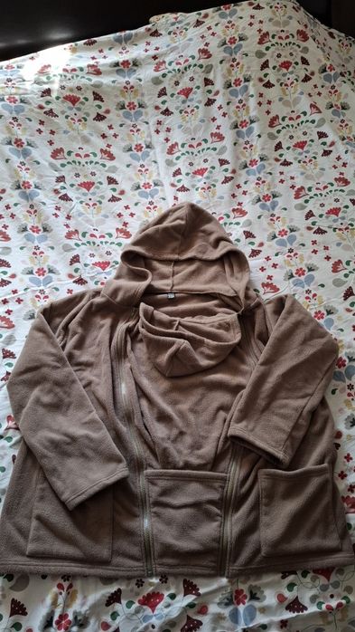 Суичър / полар за бременни и бебеносене размер XXL