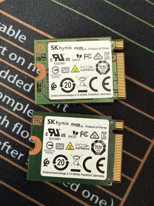 2x ssd M2 2230 capacitate 256gb