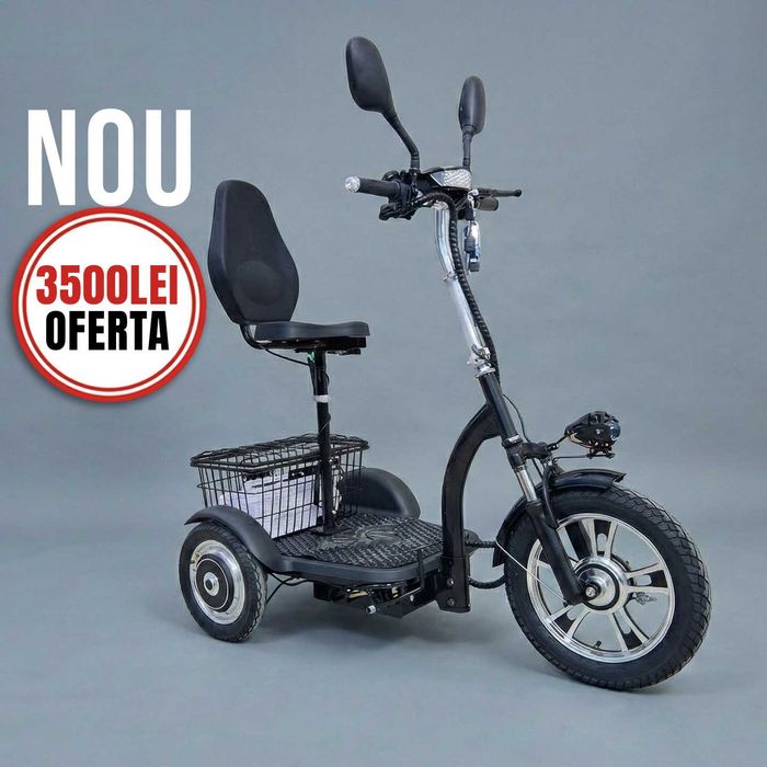 Tricicleta electrica varstnici ,handicap FARA PERMIS -Magazin, Livrare