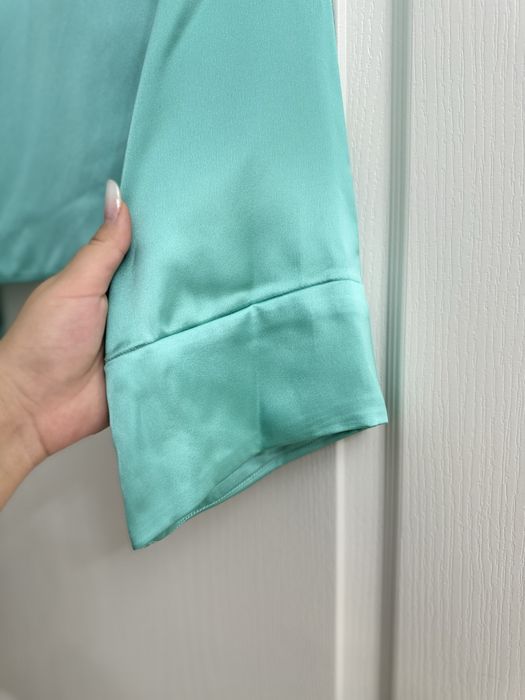 Bluză petrecută ZARA – Verde smarald (mărimea S)