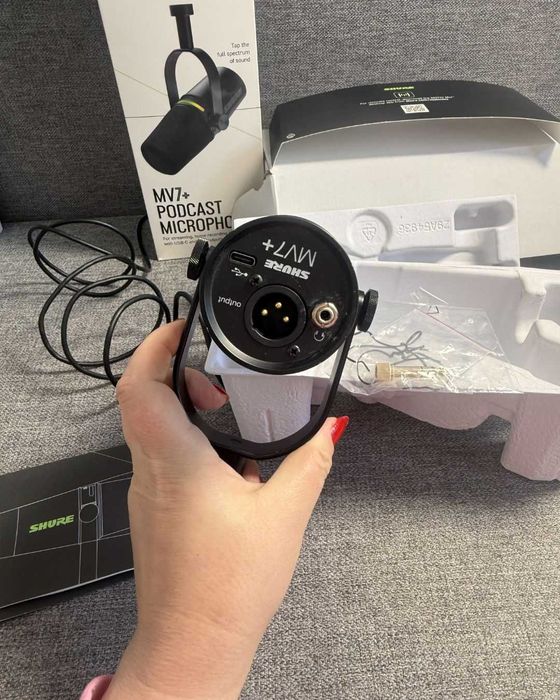 Shure MV7+ Podcast Microphone (USB-C + XLR)