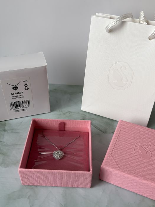 Swarovski Колие Idyllia Колекция Сребърно Сърце