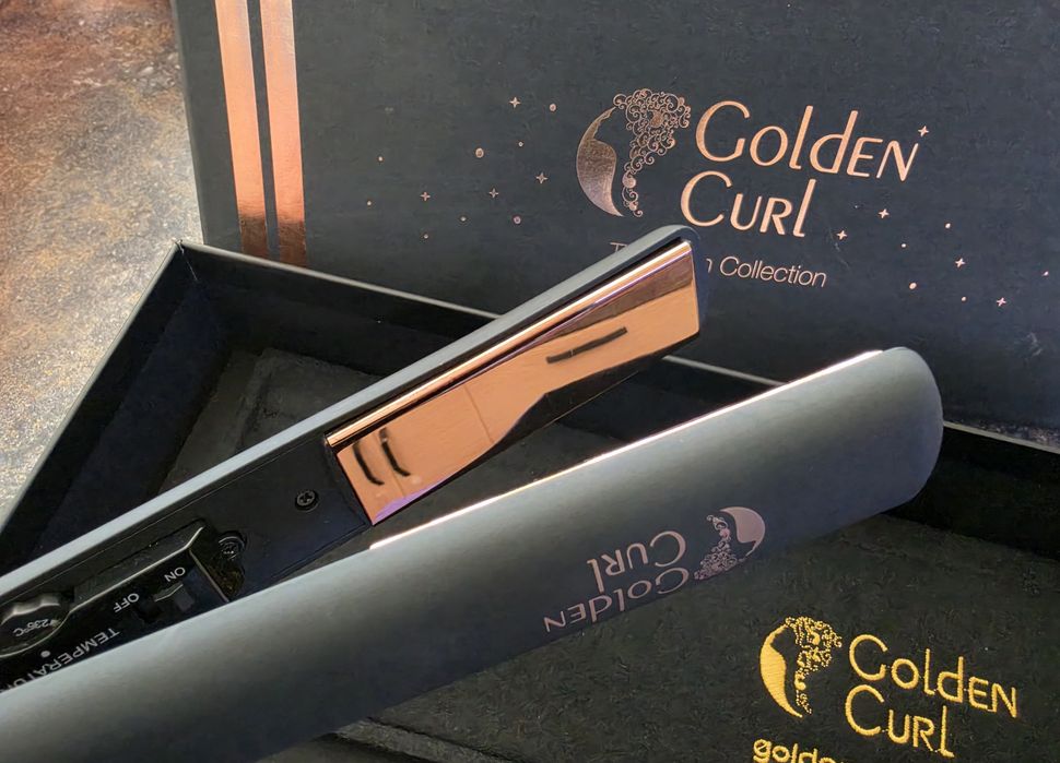 Преса за коса Golden Curl Rose Gold