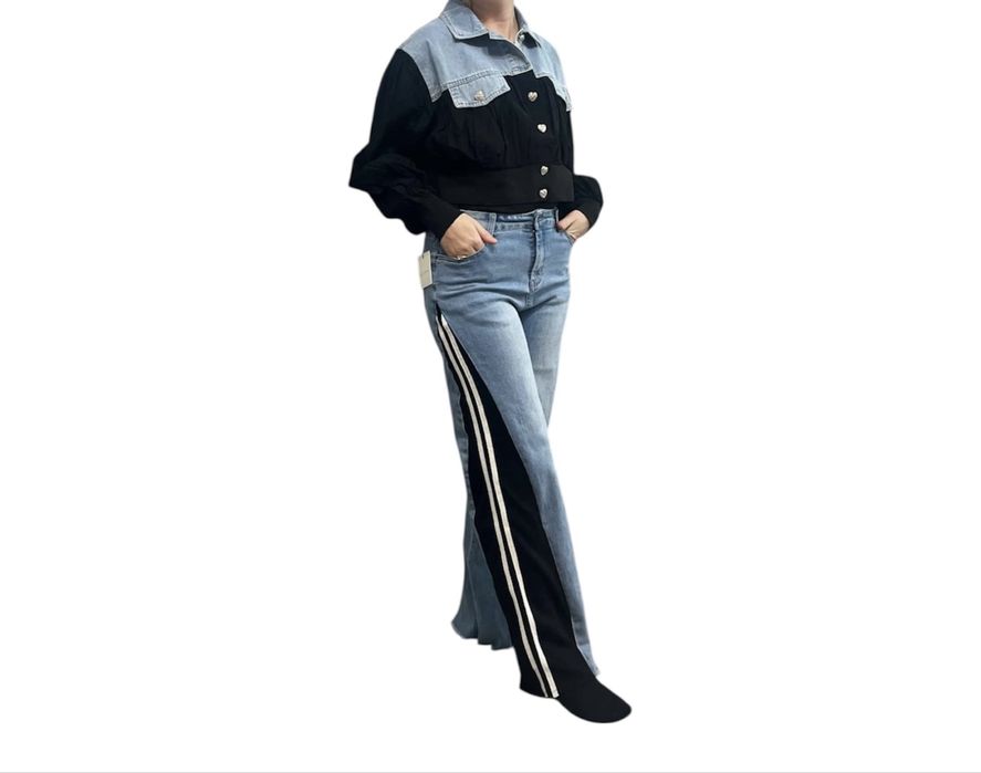 Дамски дънков  екип