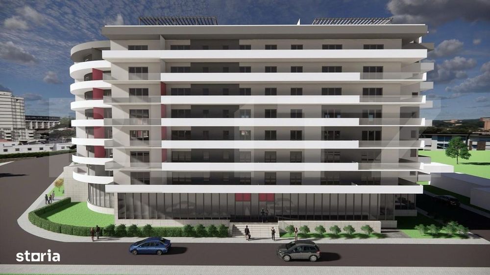 Apartament cu 2 camere, 56 mp, zona Centrala