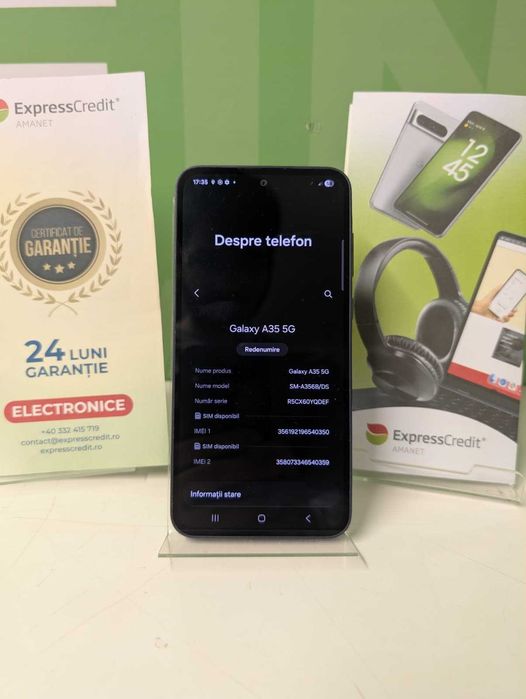 Telefon Samsung A35 [B.60724-Tatarasi] Garantie 2 ani! 750 Lei
