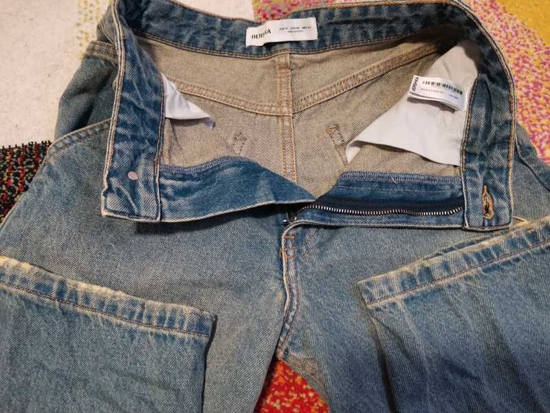 Blugii dama Bershka Skater Baggy 32