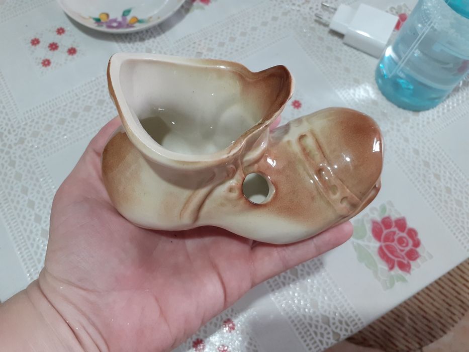 Керамическая пепельница "Башмачок" СССР