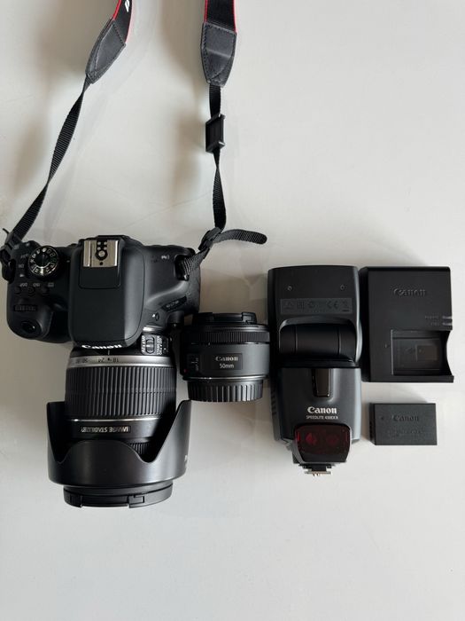 Canon 750 D пълен комплект