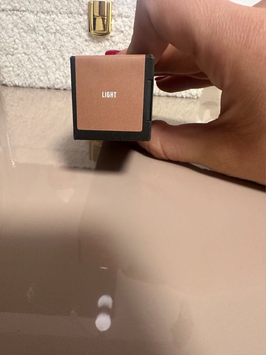 Cocosolis self-tanning face serum;makeup by mario contour stick