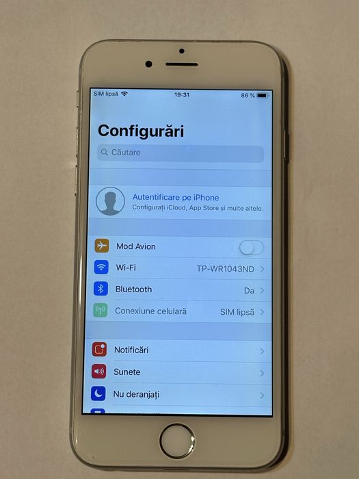 Iphone 6 in stare foarte buna fara cont si liber de retea.