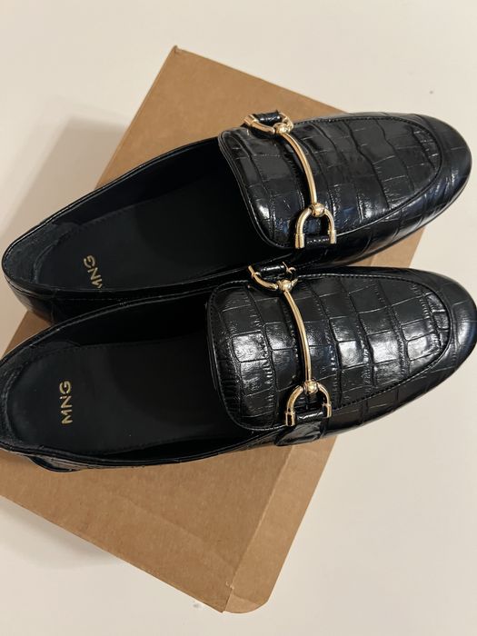Mocasini MANGO din piele -transport gratuit
