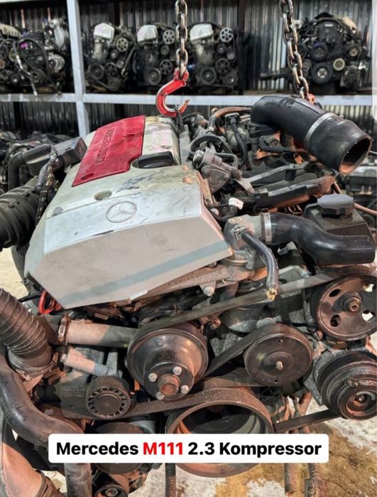 Контрактный двигатель Мерседес M111 2.3 компрессор