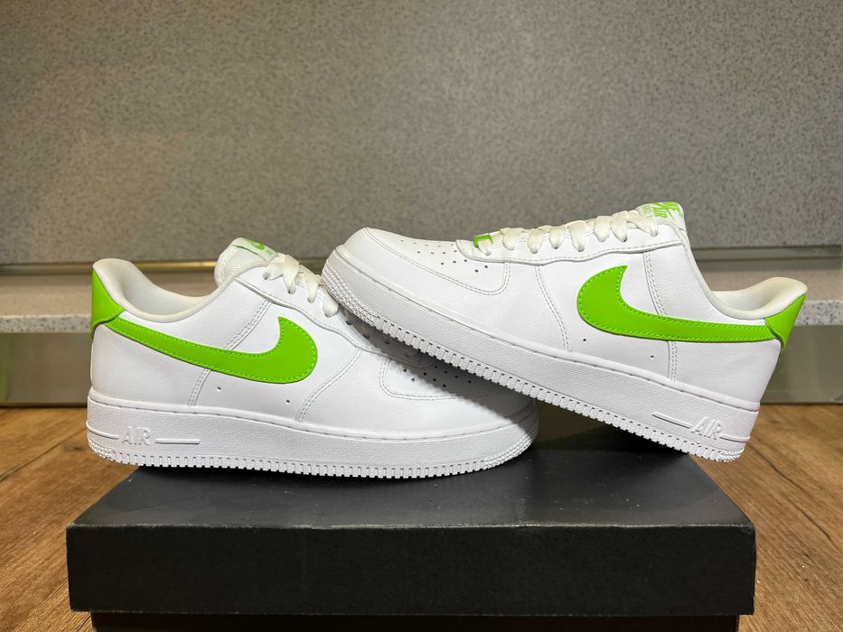 ОРИГИНАЛНИ *** Nike Air Force 1 Low White Action Green