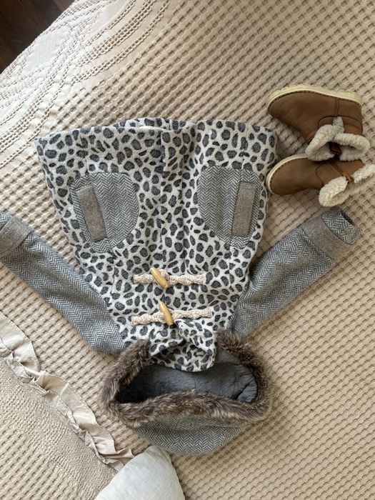 Пальто next лосины худи