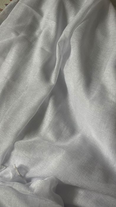 Шторы/тюли белый лён 2 шт