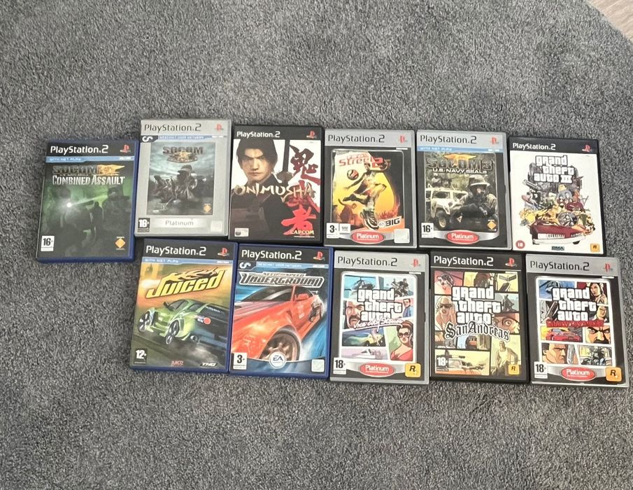 Vand jocuri  pentru ps2