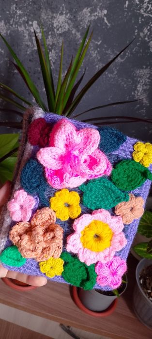 Фотоальбом  вязаный