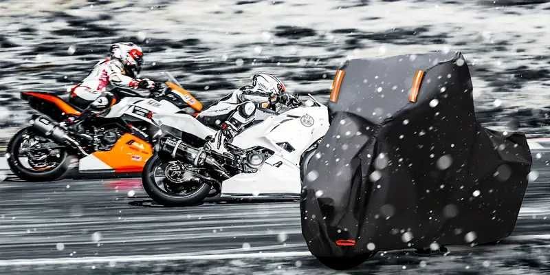 Prelata husa motocicleta scuter puf interior 230cm-245cm-265x105x125cm