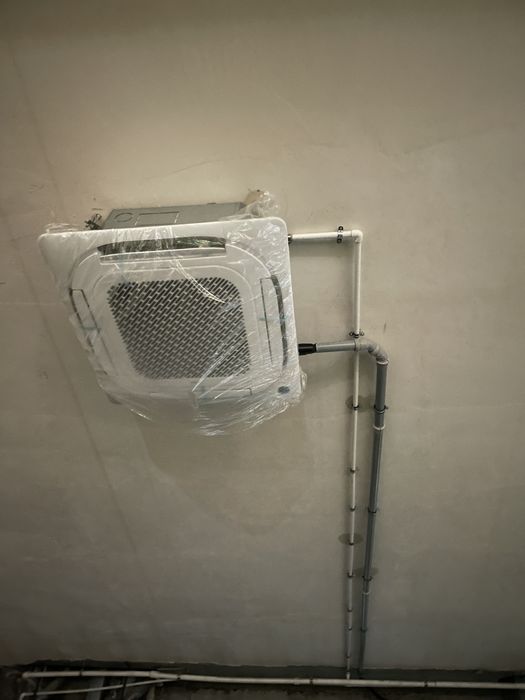 Установка VRF систем канальные и кассетные и вентиляция