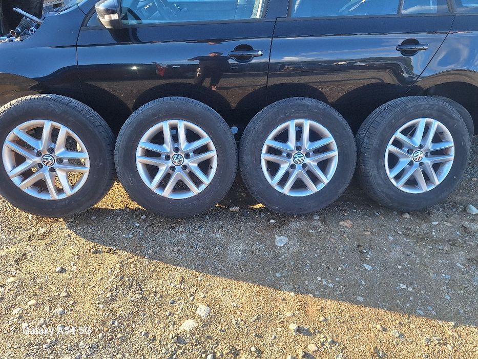 Jante VW Tiguan R16 model San Francisco cu anvelope vara 215/65R16 Bridgestone dot 0223