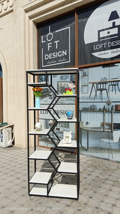 Стеллаж в стиле лофт дикоративный,полики этажерки .jovon shkaf