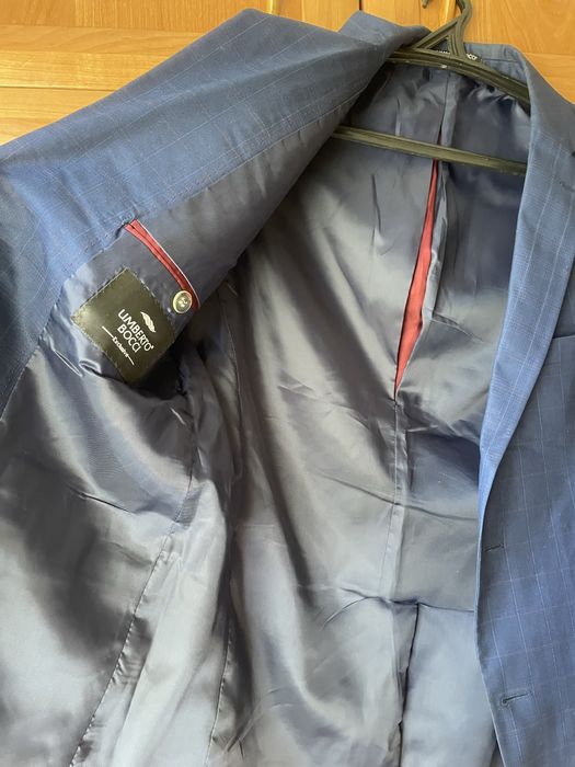 Мужской синий пиджак