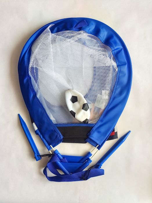 Poarta de fotbal pliabila cu minge și sac pentru transport