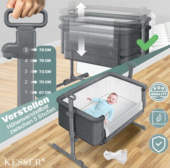 KESSER® допълнително легло Hubi 3-в-1