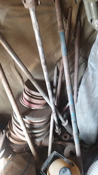 Штанги разные блины тренажёры