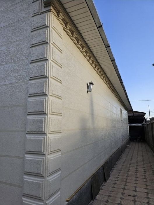 Штукатурка белый жемчук жидки травертин откос сокл утипление пеноплекс