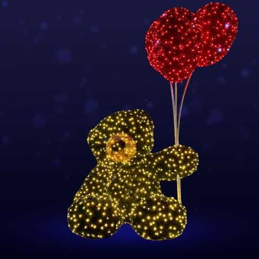 Figura LED "Ursulețul TEDDY" — romantism și sărbătoare!