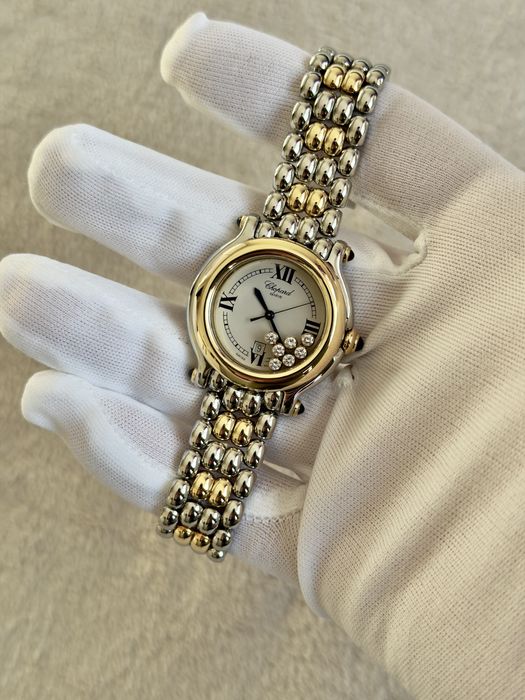 Chopard Happy-Sport 7 Diamante Two Tone Aur otel