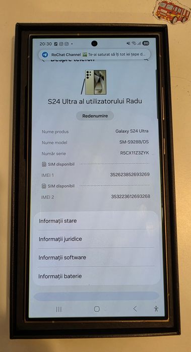 Samsung S24 Ultra, 512