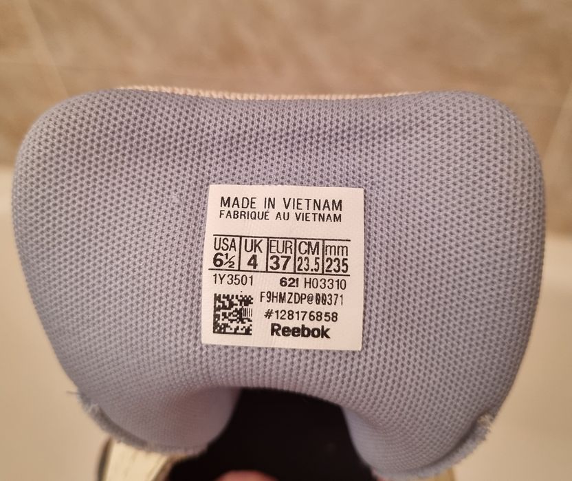 Кеды Reebok кожанные