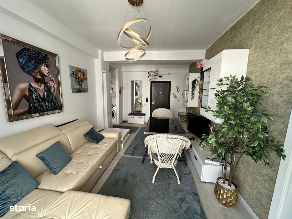 Ap 2 cam, mobilat complet LUX, vedere superba la mare, 1 min de plaja