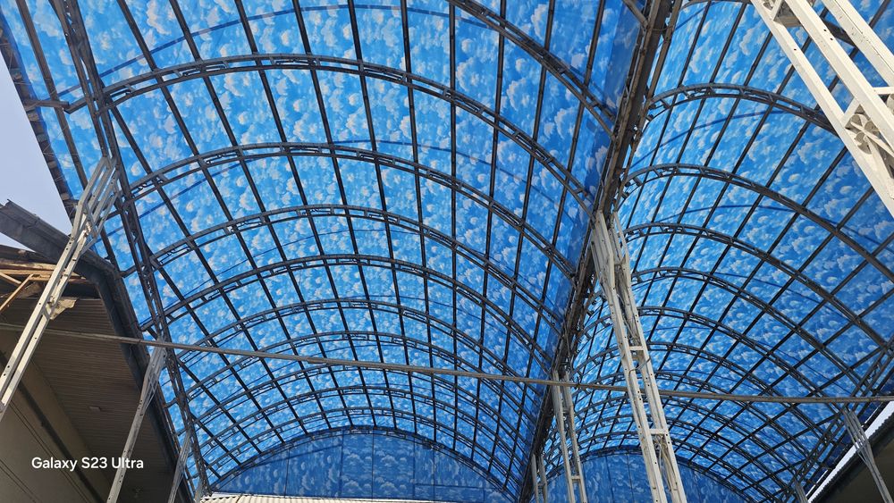 Банер ва тент соясетка установка