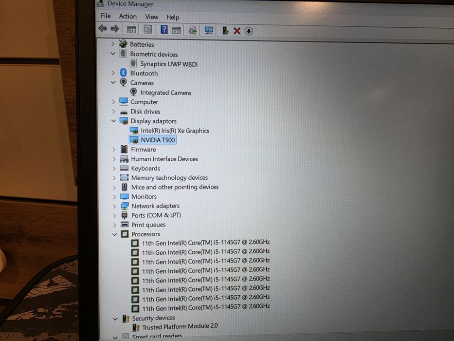 Lenovo ThinkPad P14s Gen 2 / i5-11th / Nvidia T500 4GB/ 16GB Ram / 256 SSD