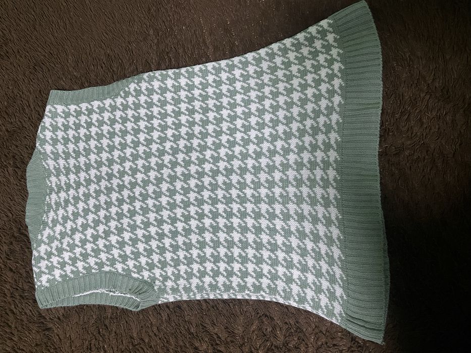 вязанный жилет